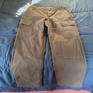 Duluth mens fleece lined work pants